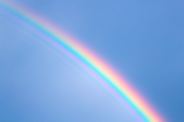虹の７色スペクトル